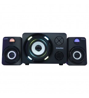 Dark SP-214 Total 11W RMS 7 Farklı Renk Titreşimli LED 2+1 Multimedia Speaker
