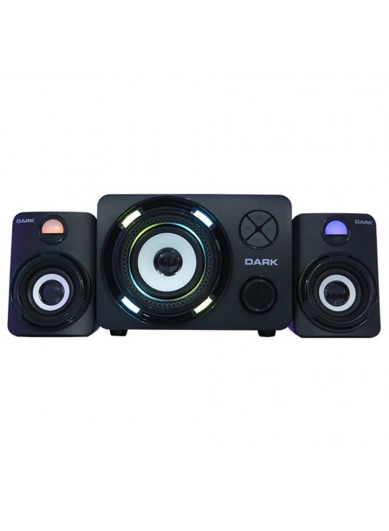 Dark SP-214 Total 11W RMS 7 Farklı Renk Titreşimli LED 2+1 Multimedia Speaker