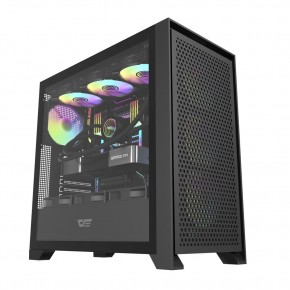 darkFlash DRX90 MESH 650W 80+ Power Supply 4-12cm ARGB  Fan Siyah Kasa