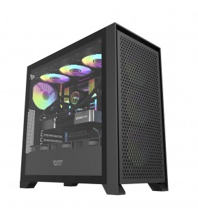 darkFlash DRX90 MESH 650W 80+ Power Supply 4-12cm ARGB  Fan Siyah Kasa