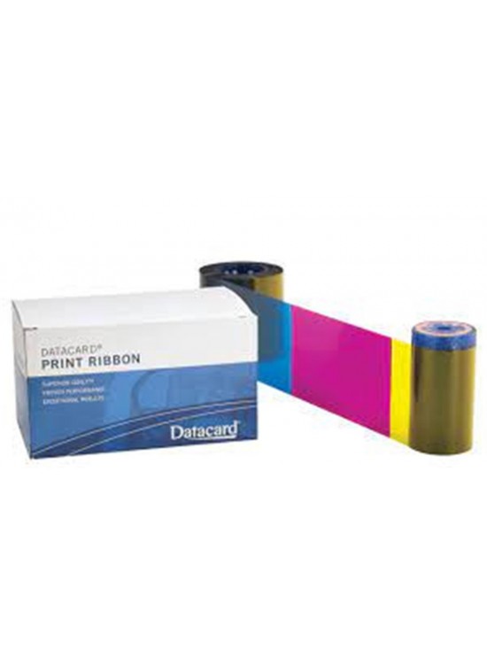 Datacard 534700-002-R010 YMCKT 1-2 Yarım Panel Renkli Ribon+Temizleme Rulosu+Temizleme Kartı