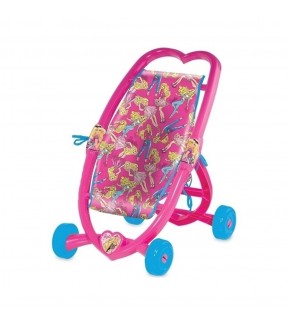 Dede Oyuncak Barbie Kalpli Puset Set 03036