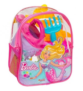 Dede Oyuncak Barbie Resimli Sırt Çantalı Plaj Set 03500