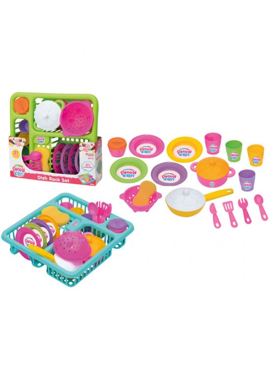 Dede Oyuncak Candy Bulaşıklık Seti 01169
