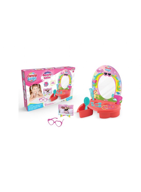 Dede Oyuncak Candy & Ken Güzellik Salonu 16 Parça 03468