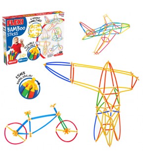 Dede Oyuncak Flexı Bambu Çubuklar 300 Parça 03679