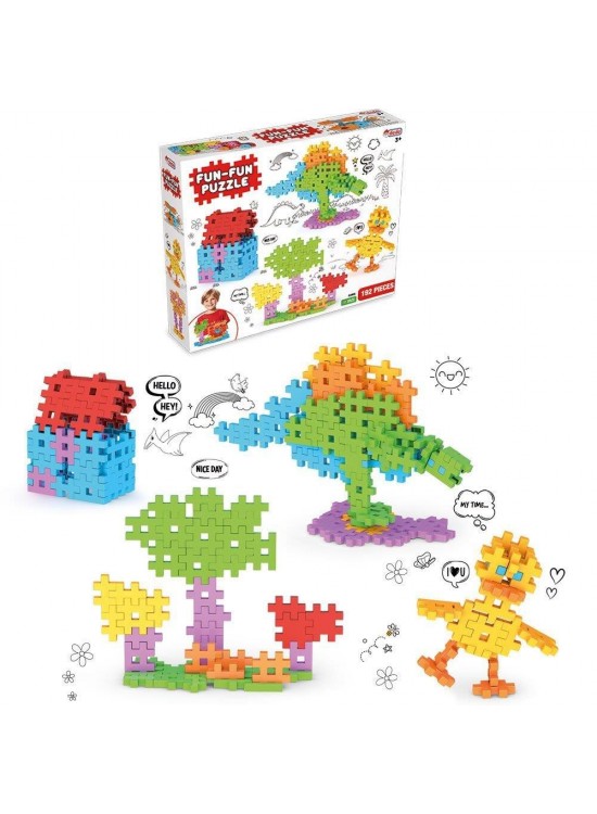 Dede Oyuncak Fun Fun Puzzle 192 Parça Dede Oyuncak Fun Fun Puzzle 192 Parça