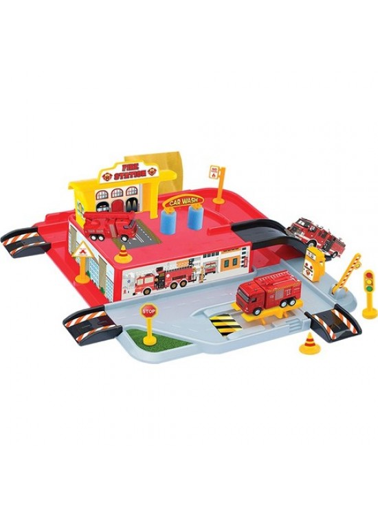 Dede Oyuncak İtfaiye Garaj Seti 03343