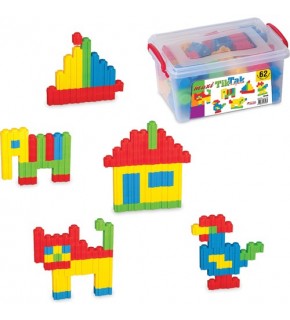 Dede Oyuncak Maxi Tik-Tak Küçük Boy Box 62 Parça