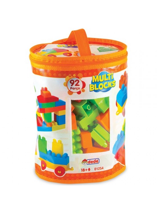 Dede Oyuncak Multı Blocks 92 Parça 01254