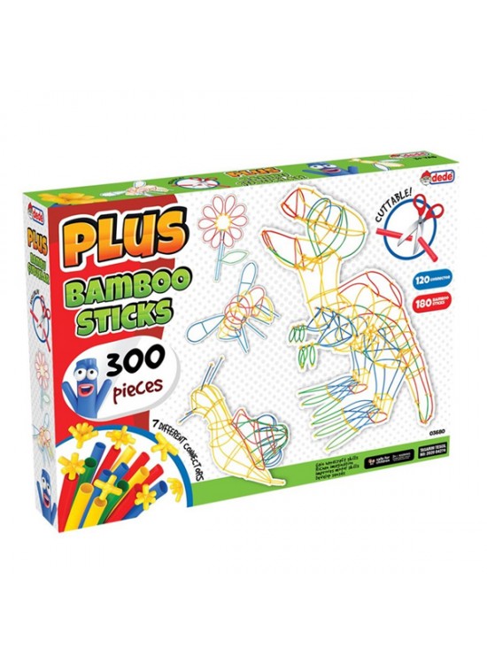 Dede Oyuncak Plus Bambu Çubuklar 300 Parça 03680 Dede Oyuncak Plus Bambu Çubuklar 300 Parça 03680