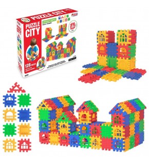 Dede Oyuncak Puzzle City 128 Parça