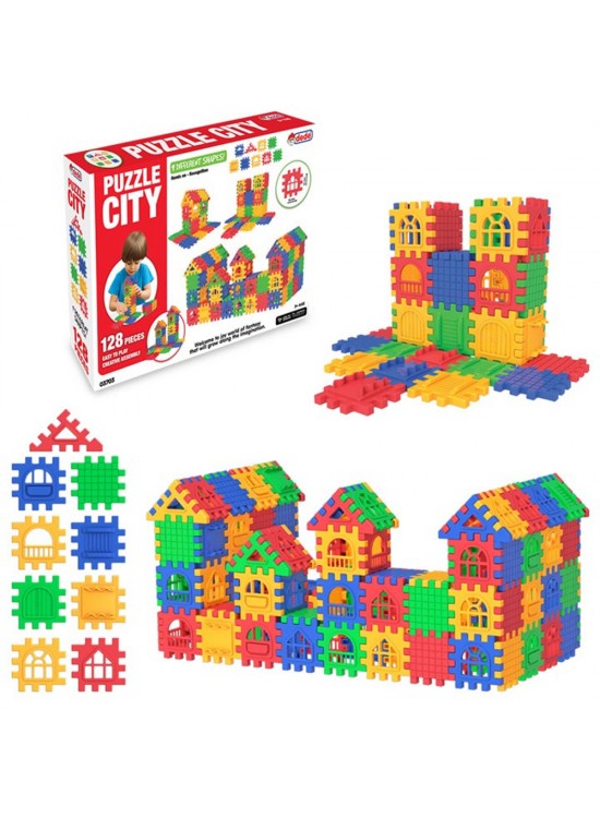 Dede Oyuncak Puzzle City 128 Parça