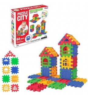 Dede Oyuncak Puzzle City 64 Parça