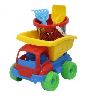 Dede Oyuncak Spiderman Büyük Kamyon Plaj Set 03515
