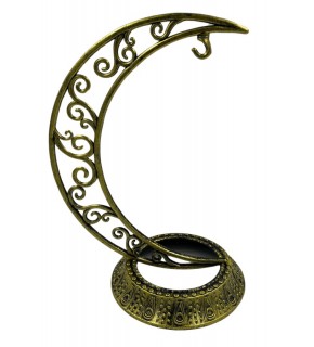 Dekoratif Masaüstü Hilal Altın 28cm