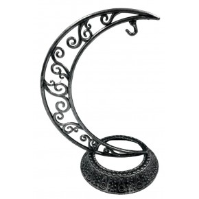 Dekoratif Masaüstü Hilal Gümüş 28cm