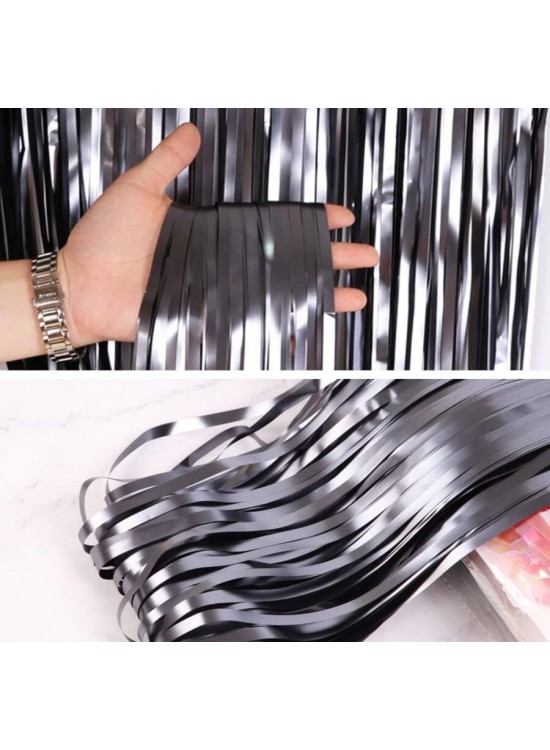 Dekoratif Püskül Saçak Perde Mat Parlak 240x75