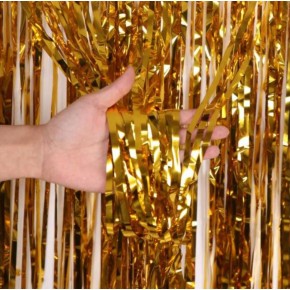 Dekoratif Püsküllü Saçak Perde Parlak 1x2mt