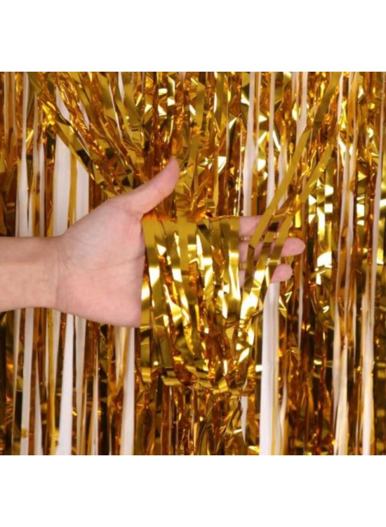 Dekoratif Püsküllü Saçak Perde Parlak 1x2mt