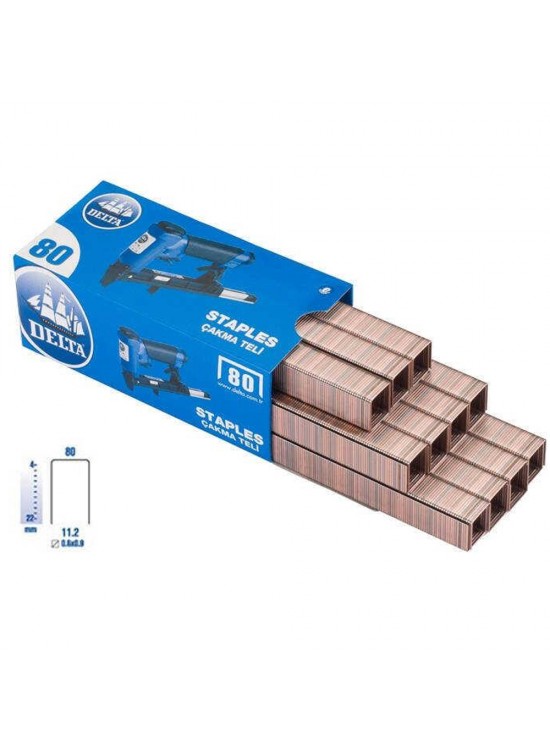 Delta Zımba Teli Çakma Döşeme 80/10