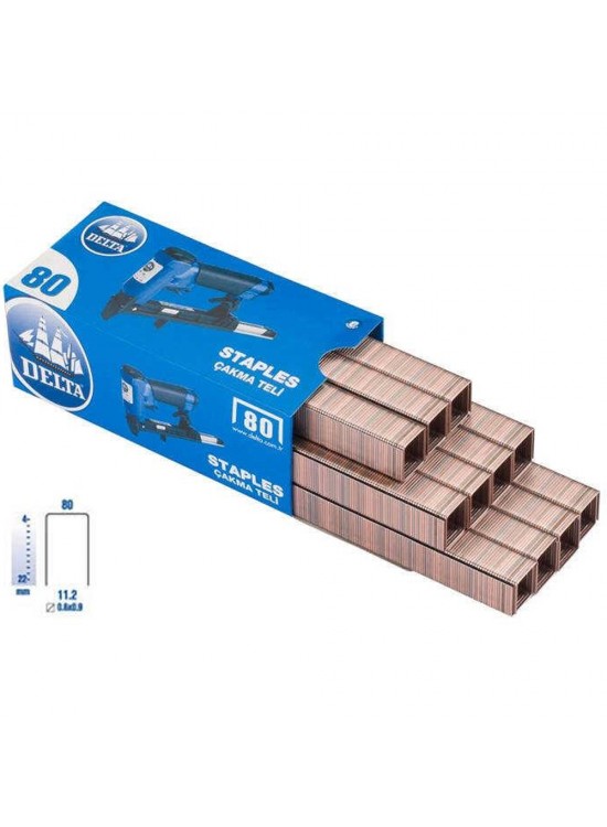 Delta Zımba Teli Çakma Döşeme 80/12 Delta Zımba Teli Çakma Döşeme 80/12