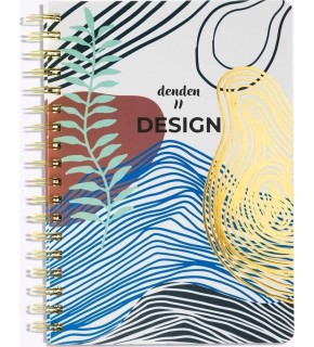 Denden Altın Spiralli Seri Redactar Beyaz 17x24