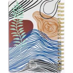 Denden Altın Spiralli Seri Redactar Beyaz 17x24