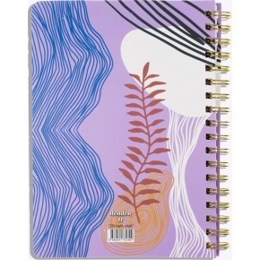 Denden Altın Spiralli Seri Redactar Mor 17x24