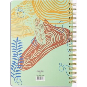 Denden Altın Spiralli Seri Redactar Yeşil 17x24