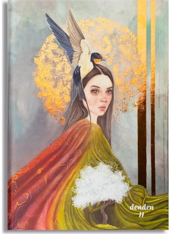 Denden Sert Kapaklı Defter Ayla Acet Yaldız Seri Kalp Atışı 17x24