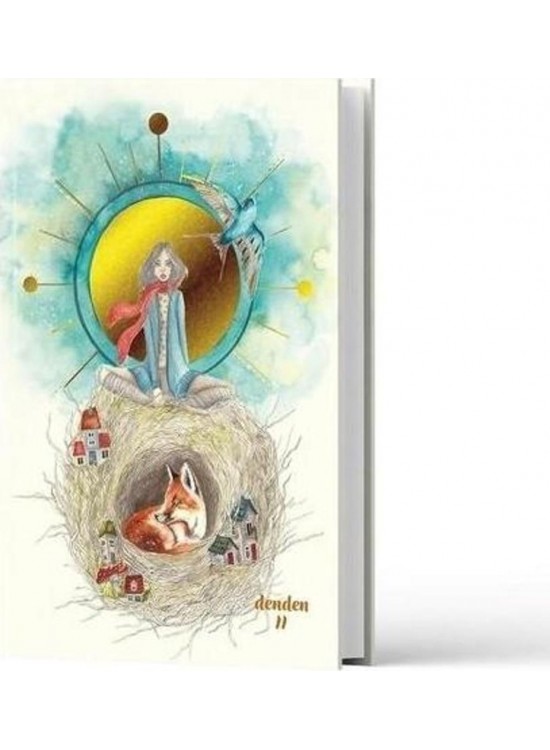 Denden Sert Kapaklı defter Ayla Acet Yaldız Seri Yuva 17x24