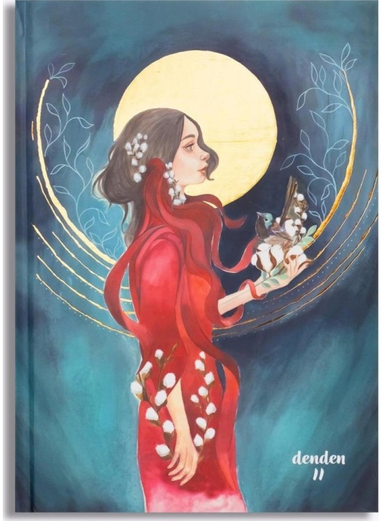 Denden Sert Kapaklı Defter Ayla Acet Yaldız Seri Zamansız 17x24