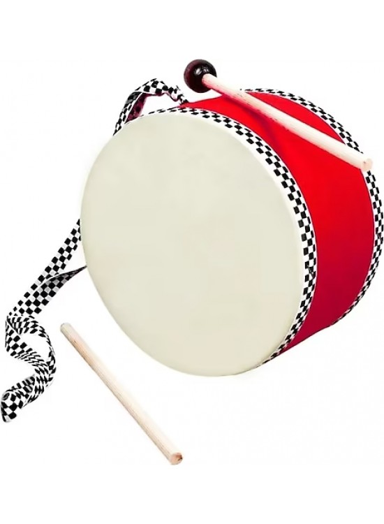 Deri Davul Kırmızı Büyük