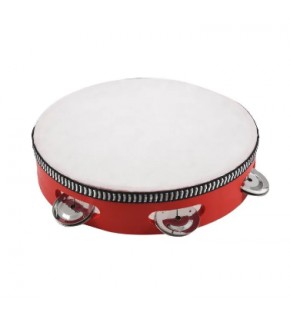 Deri Tef 27Cm 5 Zilli Plastik Kenarlı