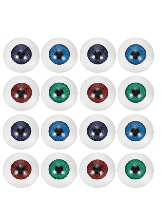 Desenli Oynar Göz Kirpiksiz 15Mm 50 li