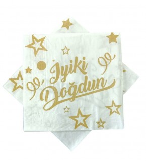 Desenli Peçete 20 Li