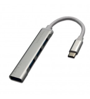 Dexim DHU0003-Dexim Elite USB-Typ-c to 4 Port USB-A Hub