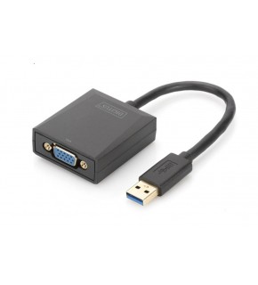 Digitus DA-70840 USB 3.0  -  VGA Grafik AdaptörüGiriş: 1 x USB 3.0 USB-A  1 x VGA (HD15)