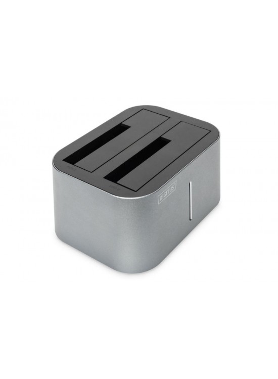 Digitus DA-71540-1 2.5"-3.5" USB 3.0 2-port'lu SATA HDD Docking Station, kopyalama özelliği