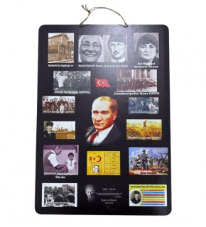 Dikey Atatürk Köşeşi Hayatı 50x70