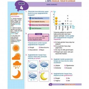 Dikkat Atölyesi 4. Sınıf İpuçlu Eğlenceli-Öğretici Sosyal Bilgiler Yeni Nesil Soru Bankası