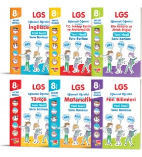 Dikkat Atölyesi 8. Sınıf Lgs Yeni Nesil Soru Bankası Seti