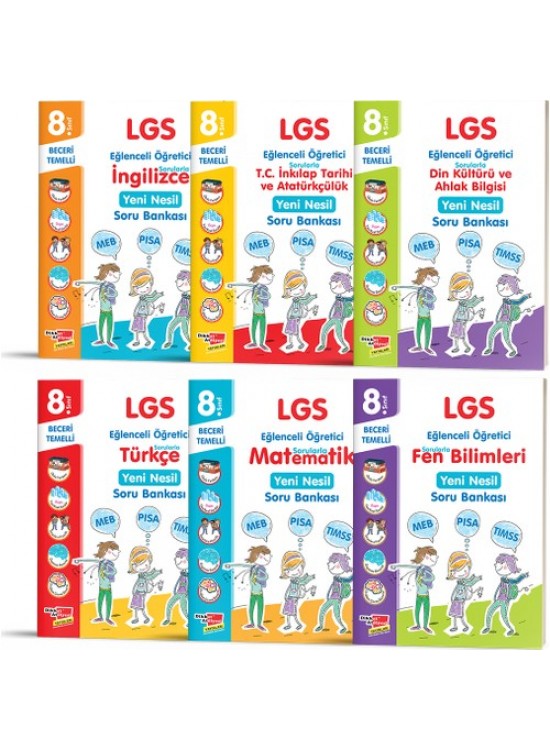 Dikkat Atölyesi 8. Sınıf Lgs Yeni Nesil Soru Bankası Seti