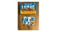 Dikkat Stick Puzzle Çubuklu Çift Taraflı Yapboz Çubukları Dikkat Stick Puzzle Çubuklu Çift Taraflı Yapboz Çubukları
