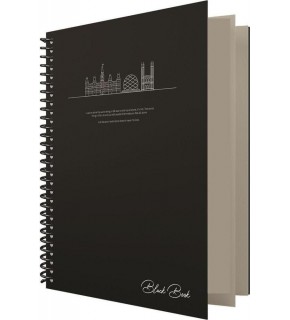 Dilman Black Book 16x22 80 YP Dik Kareli 6618