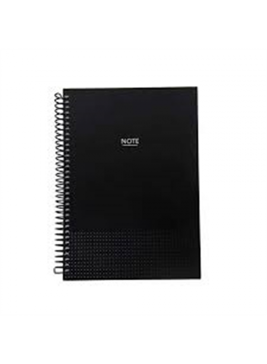 Dilman Black Book Spiralli Yan 16x22 80 YP Kareli 6612