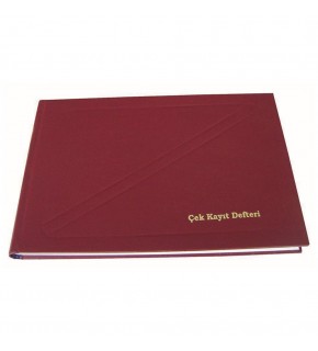 Dilman Çek Kayıt Defteri 17x24 192 YP 1407