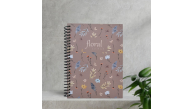 Dilman Flower Spiralli Defter 16x22 80 YP Çizgili 6191
