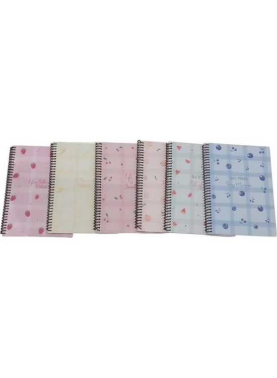 Dilman Meyve Serisi Defter Kitap Kağıdı 16x22 60 YP Çizgili 6446